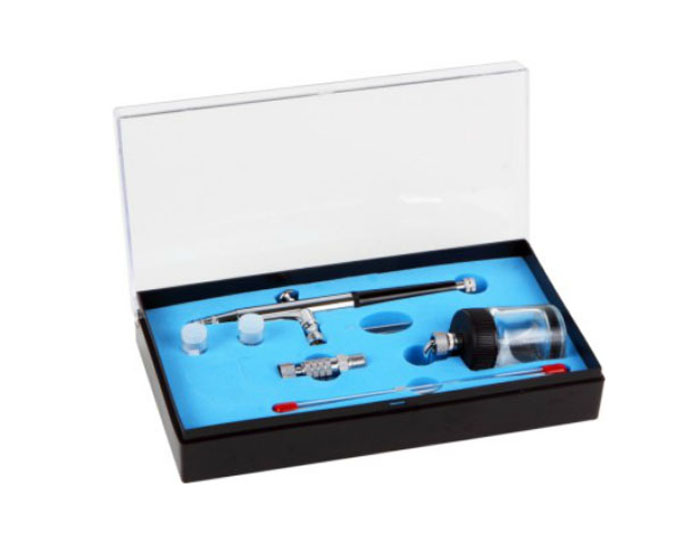 HS-33KT Side feed 22CC Dual action Airbrush Set